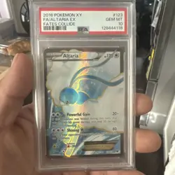 Pokemon TCG Altaria EX Full Art Holo Card 123/124 XY Fates Collide PSA 10 - Image 1