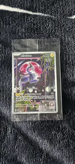 Pokemon Miraidon 013 Pokemon Center stamped Promo card Scarlet & Violet Sealed - Image 1