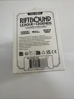 SEALED ENGLISH Riftbound League of Legends Trading Card Game Trial Deck Set RARE - Image 4