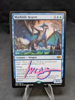 Murktide Regent (0052) - MTG Modern Horizons 2 - Artist Signed - NM - C - Image 1