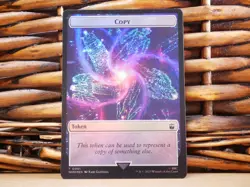 MTG Copy 0001 / Cyberman 0024 FOIL TOKEN | NM Near Mint | WHO | 2023 - Image 1