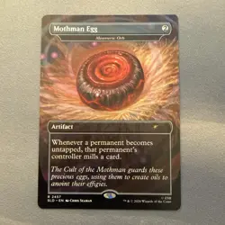 Mothman Egg-Mesmeric Orb MINT Borderless 2457 Secret Lair SLD MTG Rare Unplayed - Image 1