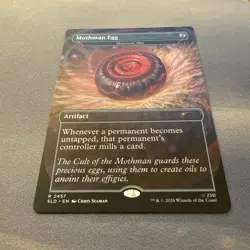 Mothman Egg-Mesmeric Orb MINT Borderless 2457 Secret Lair SLD MTG Rare Unplayed - Image 2