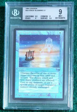 Sea Kings' Blessing - Legends - MTG - BGS 9 - MINT - Image 1