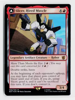 Slicer, Hired Muscle // Slicer, High-Speed Antagonist (FOIL) x1 - MTG BOT #6 - Image 1