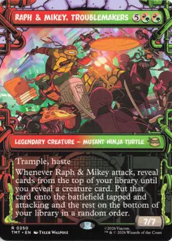 Raph & Mikey, Troublemakers (Showcase), 250, TMT, Normal - Image 1