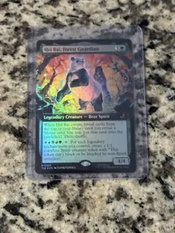Hei Bai, Forest Guardian (Extended Art) FOIL: Avatar ATLA Eternal MTG (NM) - Image 1