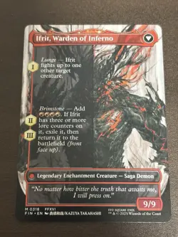 MTG Clive, Ifrit's Dominant (Borderless) English Final Fantasy FIN NM M0318 - Image 2
