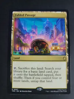 Fabled Passage Rare MTG Ninja Turtles Commander - Image 1