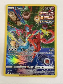 Deoxys GG12/GG70 Pokemon TCG Crown Zenith Galarian Gallery Full Art NM - Image 1