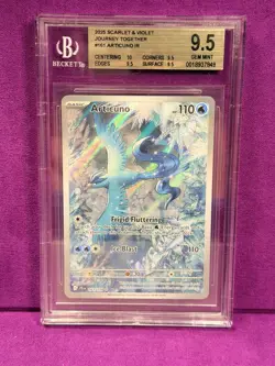 Pokemon TCG Articuno IR 161/159 Journey Together English BGS 9.5 - Image 1