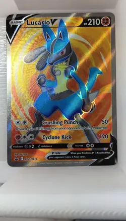 Lucario SWSH186 SWSH Promo Holo 120 HP Stage 1 Roaring Resolve Pokemon TCG - Image 1