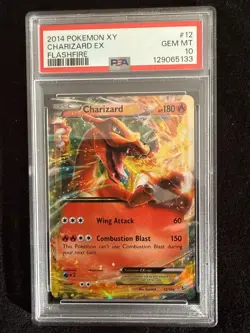 2014 Pokemon XY Flashfire Charizard Ex Holo 12/106 PSA 10 Gem Mint - Image 1