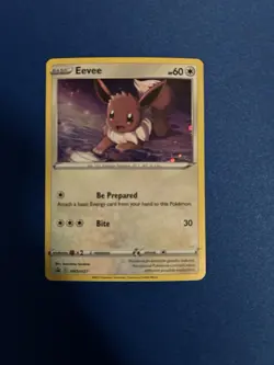 Eevee SWSH127 Sword & Shield Black Star Promo Cosmos Holo Pokemon TCG - Image 1