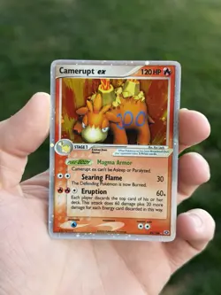 Pokemon TCG Camerupt EX Emerald Holo Rare Card 92/106 NM-/VLP - Image 1