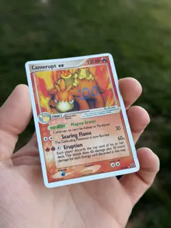 Pokemon TCG Camerupt EX Emerald Holo Rare Card 92/106 NM-/VLP - Image 2