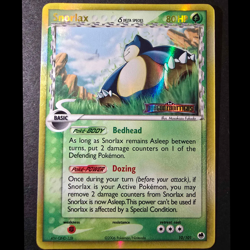 Snorlax Stamped Reverse Holo 10/101 Pokemon TCG Dragon Frontiers LP/MP - Image 1