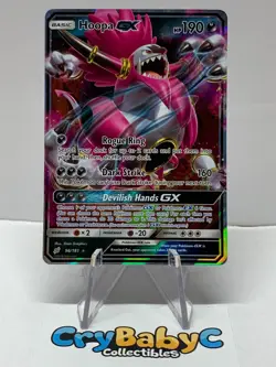 Pokemon Hoopa GX 96/181 Team Up Sun & Moon ULTRA RARE - Image 1