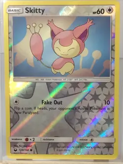 Skitty 120/168 Sm-Celestial Storm Reverse Holo Pokemon NM English - Image 1