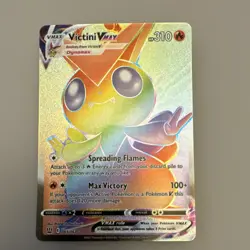 Pokemon Victini VMAX 165/163 Battle Styles Full Art Secret Rare Holo HP310 - Image 1