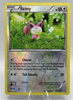 Skitty 113/160 Pokemon Primal Clash Reverse Holo Common - Image 1