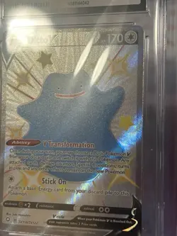 CGC 10 Pokemon TCG 2021 Shining Fates #SV118/SV122 Ditto V GEM MINT CGC 10 - Image 4