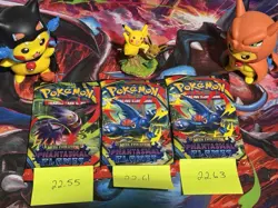 Pokemon Phantasmal Flames Booster Packs X3 22.55-22.63!! - Image 1