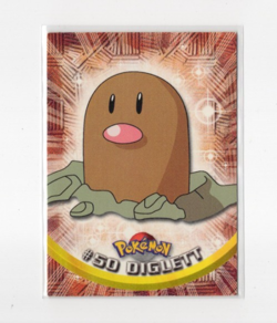 Topps Pokemon 50 Diglett TV Animation Edition Non Holo Pokemon - Image 1