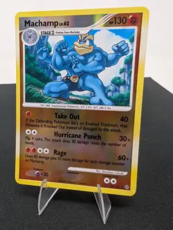 2008 Machamp 20/100 Pokemon Stormfront Reverse Holo Near Mint - Image 1