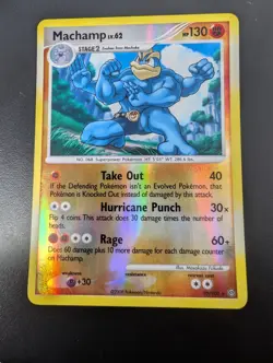 2008 Machamp 20/100 Pokemon Stormfront Reverse Holo Near Mint - Image 4