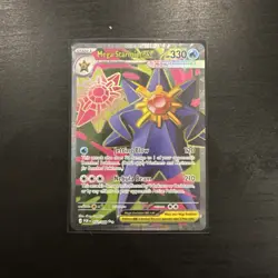Mega Starmie ex 102/088 - Full Art Ultra Rare - Pokemon TCG: Perfect Order - NM - Image 1
