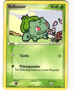 Bulbasaur Common Pokemon TCG Crystal Guardians 45/100 MP - Image 1