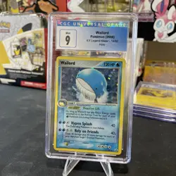 Pokemon Wailord Ex Legend Maker 14/92 Holo CGC 9 - Image 1