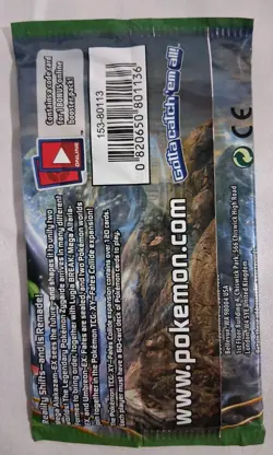 ONE Pokemon XY Fates Collide Booster Pack New & Factory Sealed From Tin - Image 2