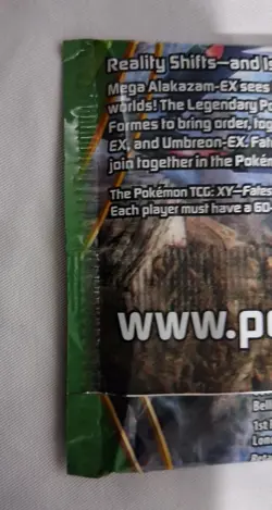 ONE Pokemon XY Fates Collide Booster Pack New & Factory Sealed From Tin - Image 3