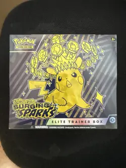 Pokemon TCG Surging Sparks Elite Trainer Box (ETB) Pikachu SEALED - Image 1
