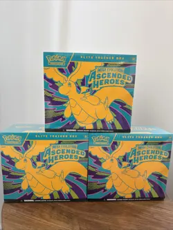 Pokemon TCG: Ascended Heroes Pokemon Elite Trainer Box (ETB) lot of 3 - Image 1