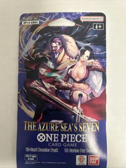 The Azure Sea's Seven Booster Pack One Piece Card Game OPTCG English OP14 EB04 - Image 1