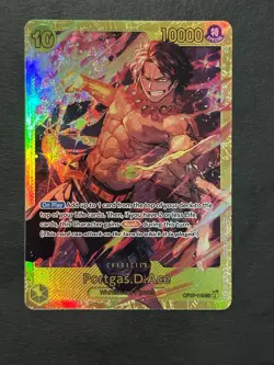 Portgas.D.Ace OP07-119 SEC - One Piece TCG English Near-Mint Foil Secret Rare - Image 1
