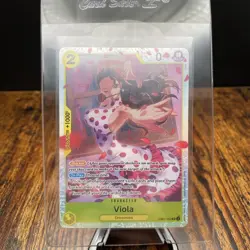 One Piece TCG - Viola EB01-052 SR Holo NM English - Image 3