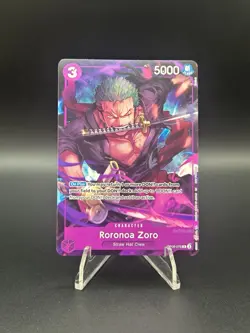 • Roronoa Zoro • OP09-076 Alt Art Welcome Pack Vol. 2 Promotion One Piece TCG NM - Image 3
