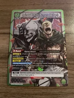 Union Arena Attack on Titan - Reiner Braun (Armored Titan) - UE10BT/AOT-1-061 SR - Image 1