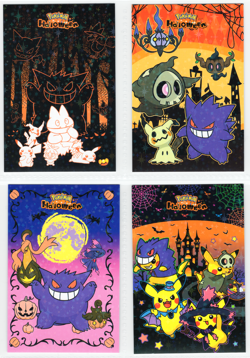 POKEMON HALLOWEEN CARD * GENGAR * HOLO - Image 1