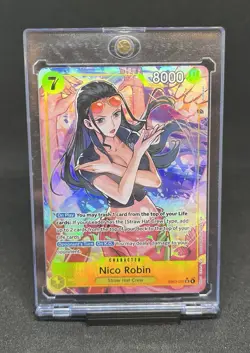 Nico Robin EB03-055 SR Parallel Alt Art One Piece Card Game - Image 1
