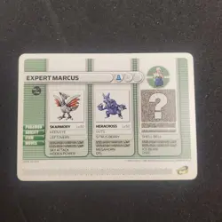 Expert Marcus 2003 Pokemon Game Boy Advance Battle E Reader Card - Image 1