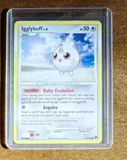 Igglybuff 70/106 Great Encounters Diamond &Pearl Pokemon Card 2008 Vintage NM/LP - Image 1