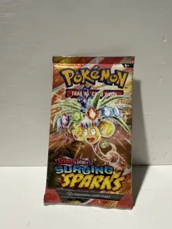 Pokemon Scarlet & Violet Surging Sparks Booster Pack 10 Cards English 2024 - Image 1