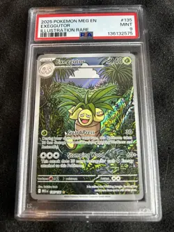 Pokemon TCG Exeggutor 135/132 Mega Evolution PSA 9 - Image 1