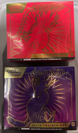 Pokemon TCG Scarlet and Violet Base ETB Set of 2 - Brand New Sealed - Image 1