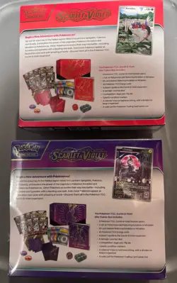 Pokemon TCG Scarlet and Violet Base ETB Set of 2 - Brand New Sealed - Image 2